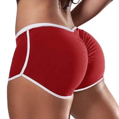 Short de sport rouge